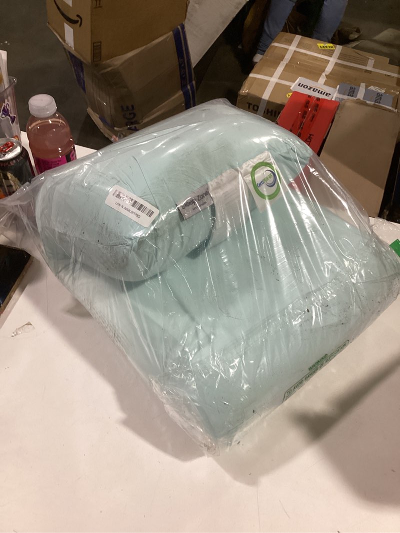 Condition photo showing As Is for SLEEP ZONE Cooling Memory Foam Pillow - Odorless, Breathable, Skin-Friendly with Superior Support fo