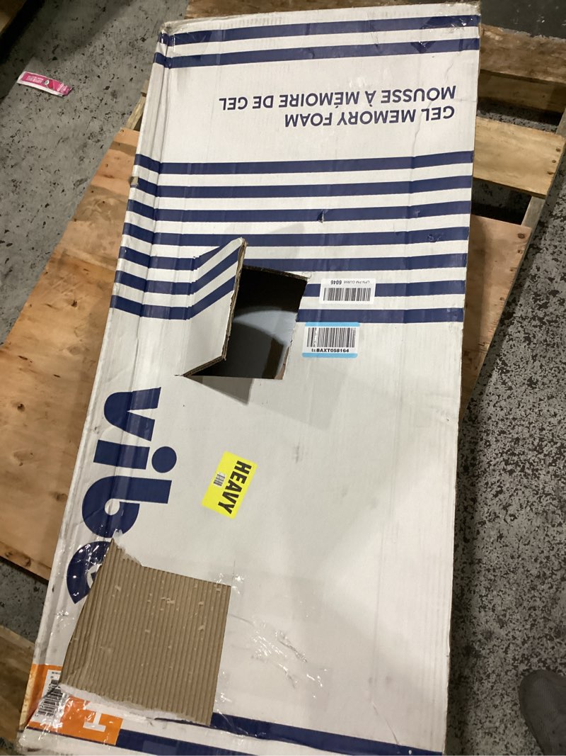 Condition photo showing Good Condition for vibe 12-inch gel memory foam mattress - cooling gel - pressure-relieving support - medium-firm feel - certipur-us certified - bed-in-a-box - twin xl size twin xl 12 inch gel foam