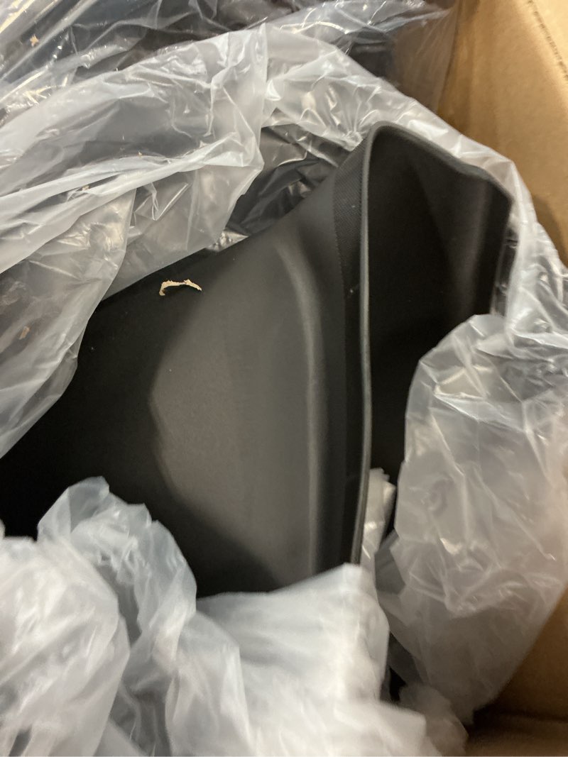 Condition photo showing As Is for rear trunk side protectors for tesla model y juniper 2025-2026, 2pcs tpe side panel guards, cargo area protective covers rear side protectors