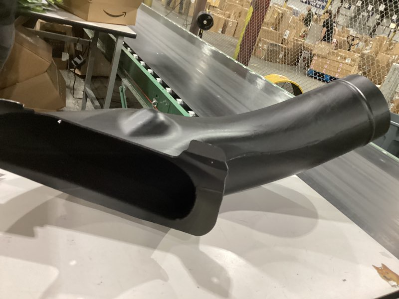 Condition photo showing As Is for similar  item mtd oem 731-09173a replacement part bagger lower chute for mowers, fits mtd, craftsman, troy-bilt, cub cadet and other top models