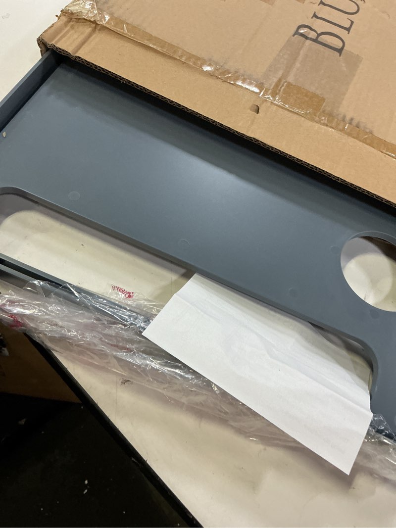 Condition photo showing Good Condition for walker tray table with 2 cup holders - universal trays for standard folding walkers - home mobility accessories by bluestone (gray)