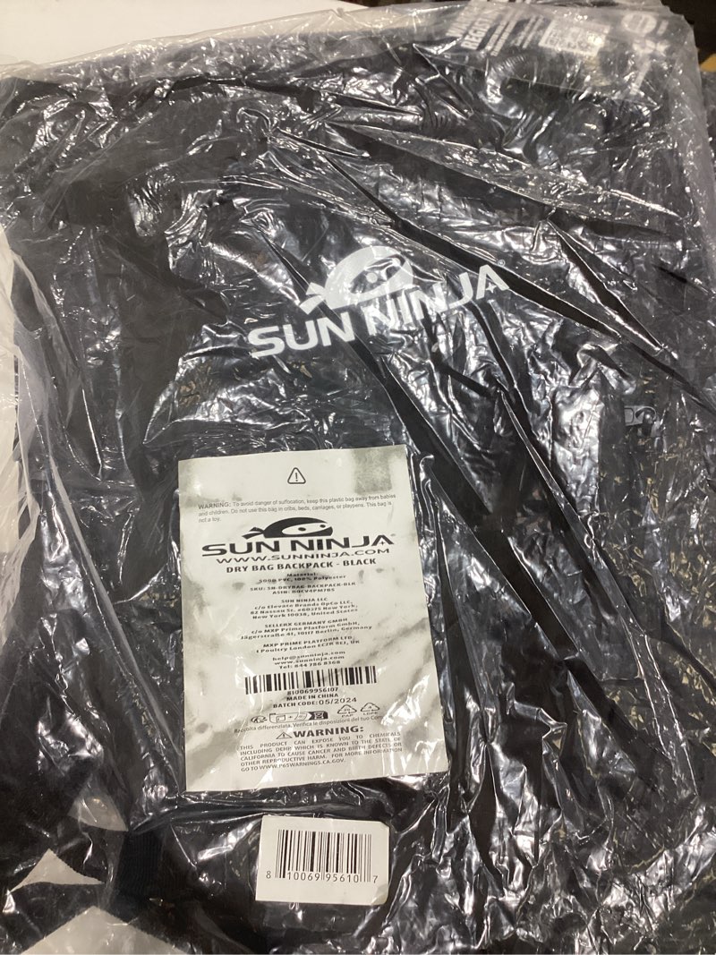 sun ninja dry bag backpack, waterproof floating drybag for kayaking & sup, dry bags waterproof backp