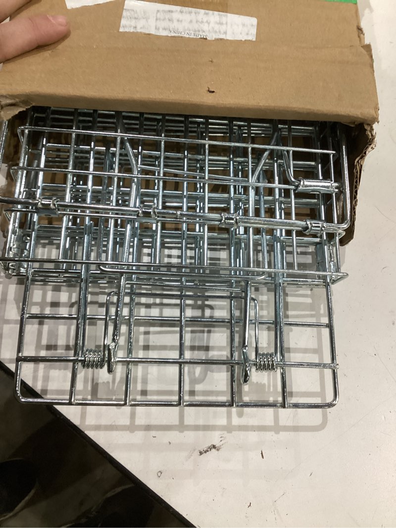 Condition photo showing Good Condition for live animal cage trap, 31" x 11" x 12" heavy duty folding raccoon traps, humane cat trap for stray cats, raccoons, squirrel, skunk, mole, groundhog, armadillo, rabbit 24" x 7" x 8"