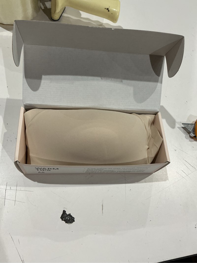 Condition photo showing Good Condition for oeak womens deep v bras wireless comfortable bra supportive no underwire bras tshirt push up bralettes plunge seamless bra large skin color