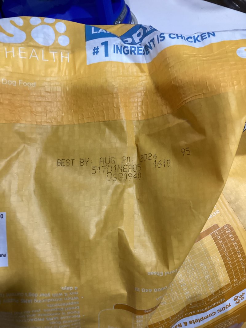 Condition photo showing Good Condition for iams proactive health large breed puppy food with real chicken, 15 lb. bag chicken 15 pound (pack of 1)