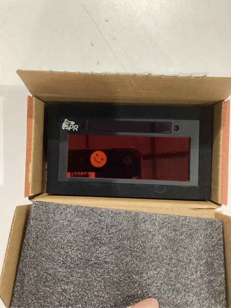 Condition photo showing Good Condition for core series red shade 9 auto darkening welding lens | 2"x4 1/4" welding lens | red coating | ultimate clarity | teal-tinted view | replacement for sugar scoop or pancake welding hood 9 red