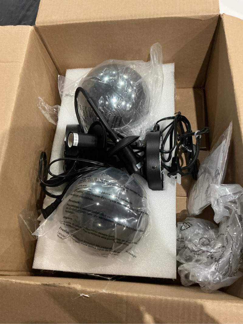 Condition photo showing Good Condition for wall sconces set of two matte black wall lights for bedroom plug in wall sconces set of 2 with globe smoke grey glass shade wall lamp with plug in cord sconces wall decor set of 2 with switch greyblack 29in