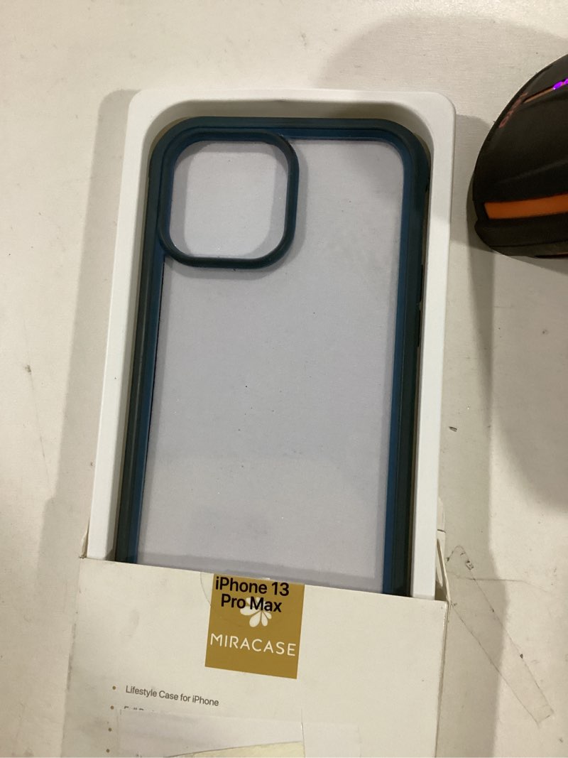 Miracase Glass Case for iPhone 13 Pro Max 6.7 inch, 2023 Upgrade Full-Body Clear Bumper Case with Bu