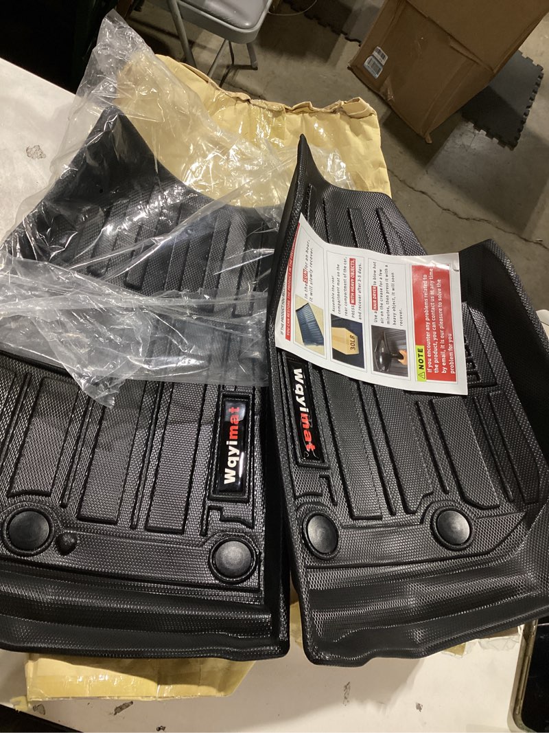 Condition photo showing Good Condition for custom for 2007-2018 jeep wrangler jk 4 door 2 door floor mats 2 pcs all weather tpe rubber protection mat (for jeep wrangler jk front floor mat)