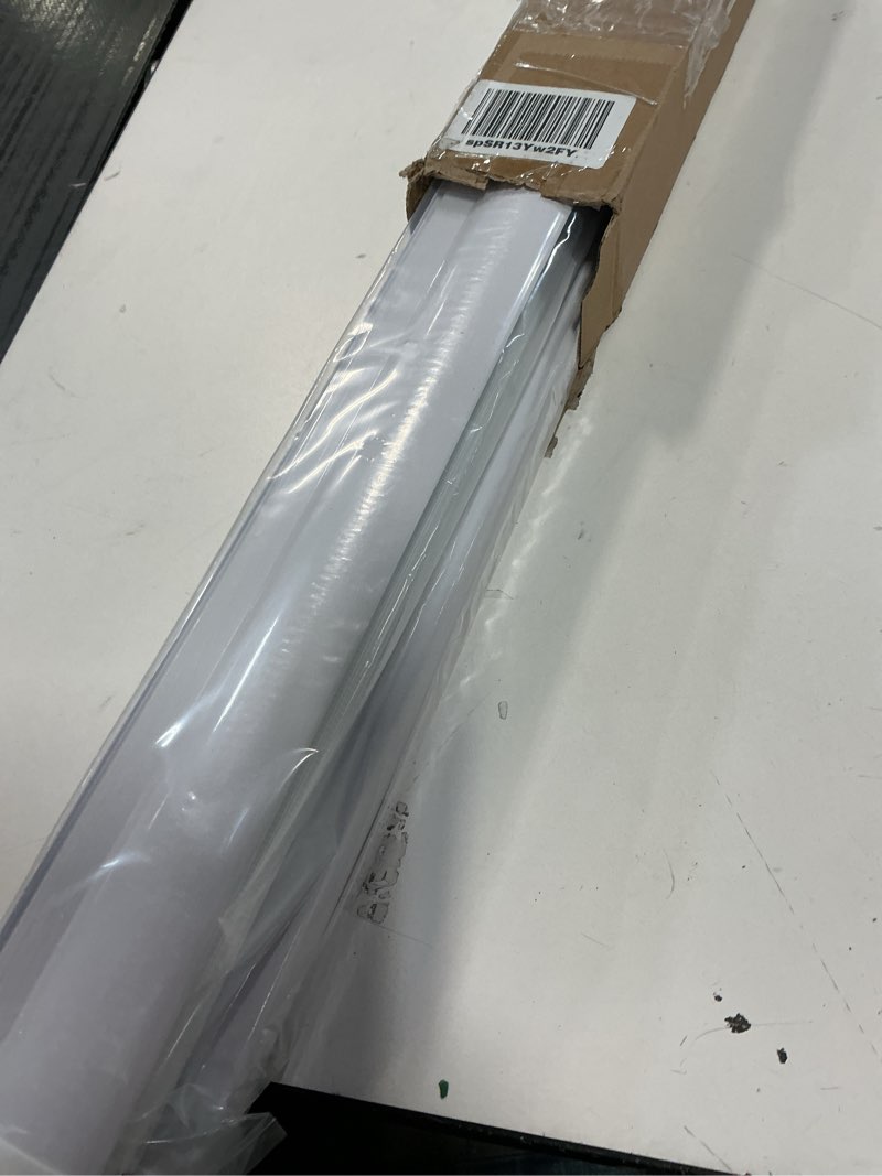 Condition photo showing Good Condition for Joydeco Cordless Zebra Blinds for Windows, Dual Layer Free-Stop Zebra Shades Privacy Light Control for Day and Night, Light Filtering Sheer Blinds for Indoor Windows, Home (35" W X 75" H, White) Off-white 35" W x 75" H Ready Made