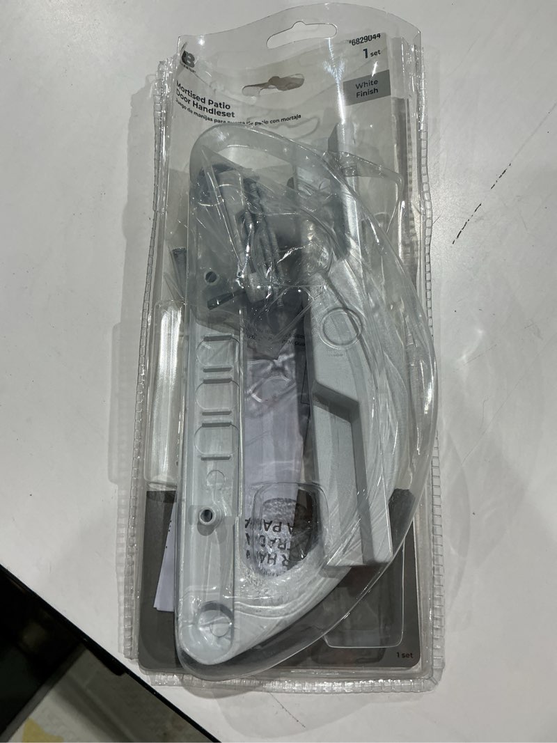 Condition photo showing As Is for reliabilt 3.93-in mortise style sliding patio door handleset