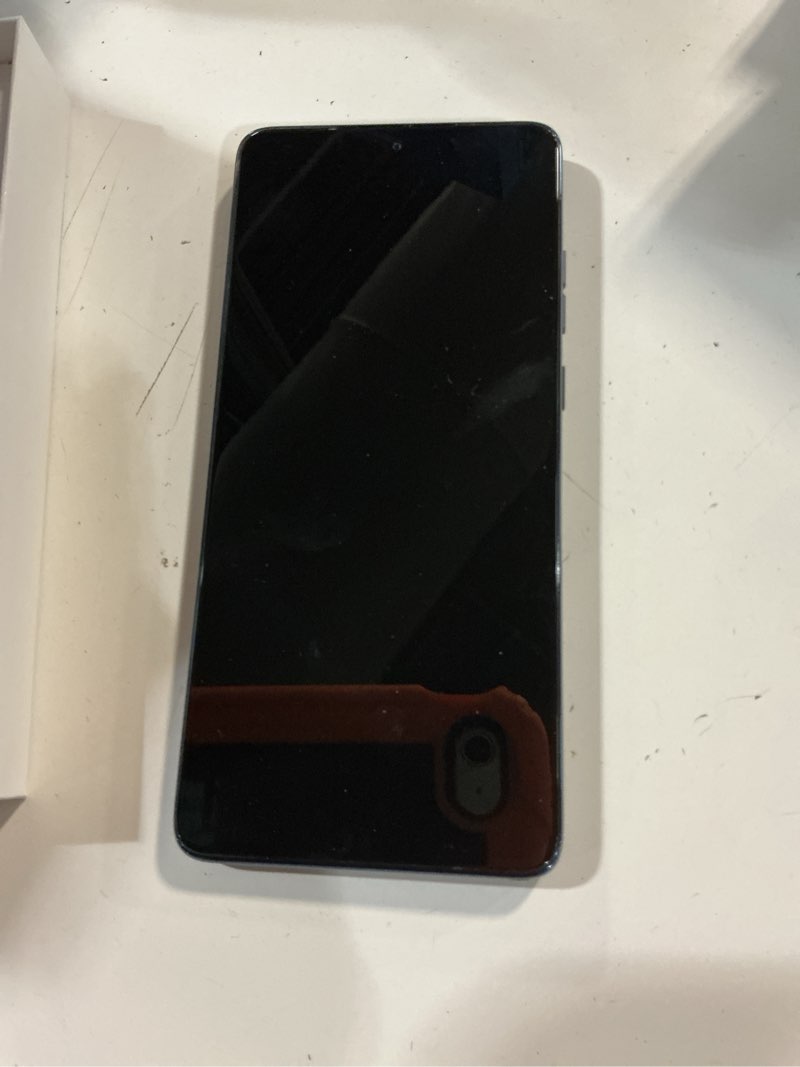Condition photo showing As Is for straight talk motorola moto g stylus 2025, 5g, 128gb, blue - prepaid smartphone [locked to straight talk].    *** working condition verified. no network or connectivity tests were performed.bidder be advised ***