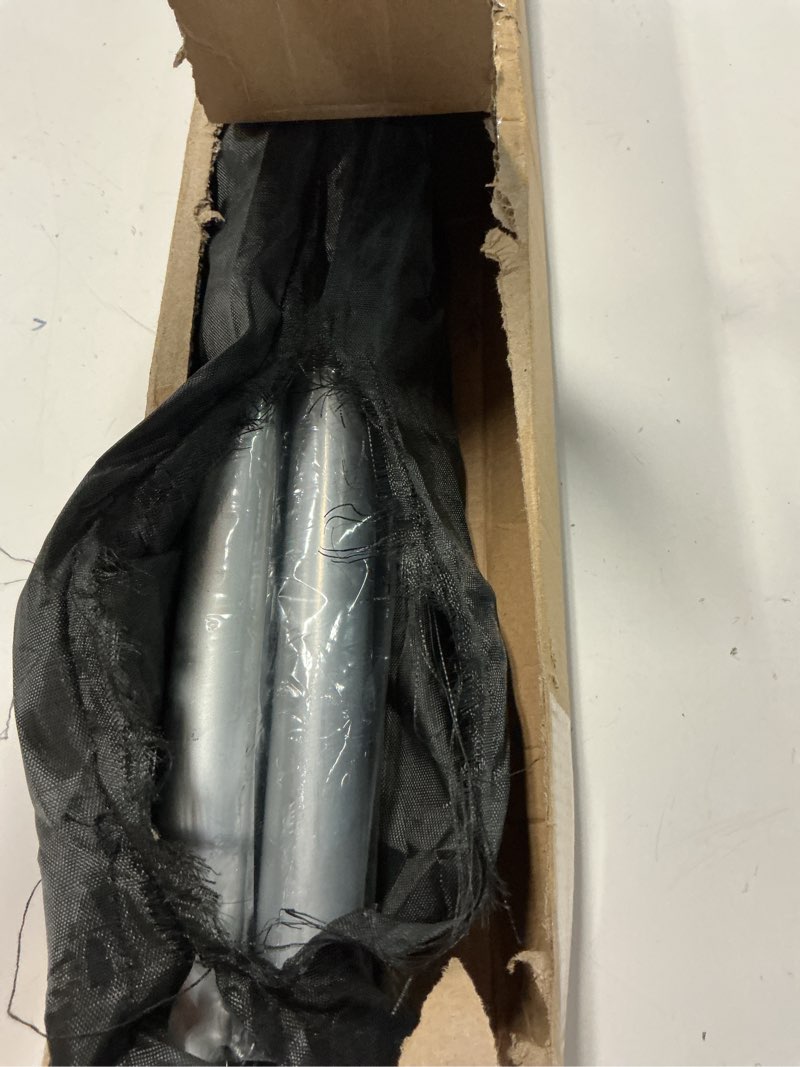 Condition photo showing Good Condition for swooper flag hardware, feather flag pole set and ground spike, 11ft swooper flag pole set for advertising feather flag 8ft