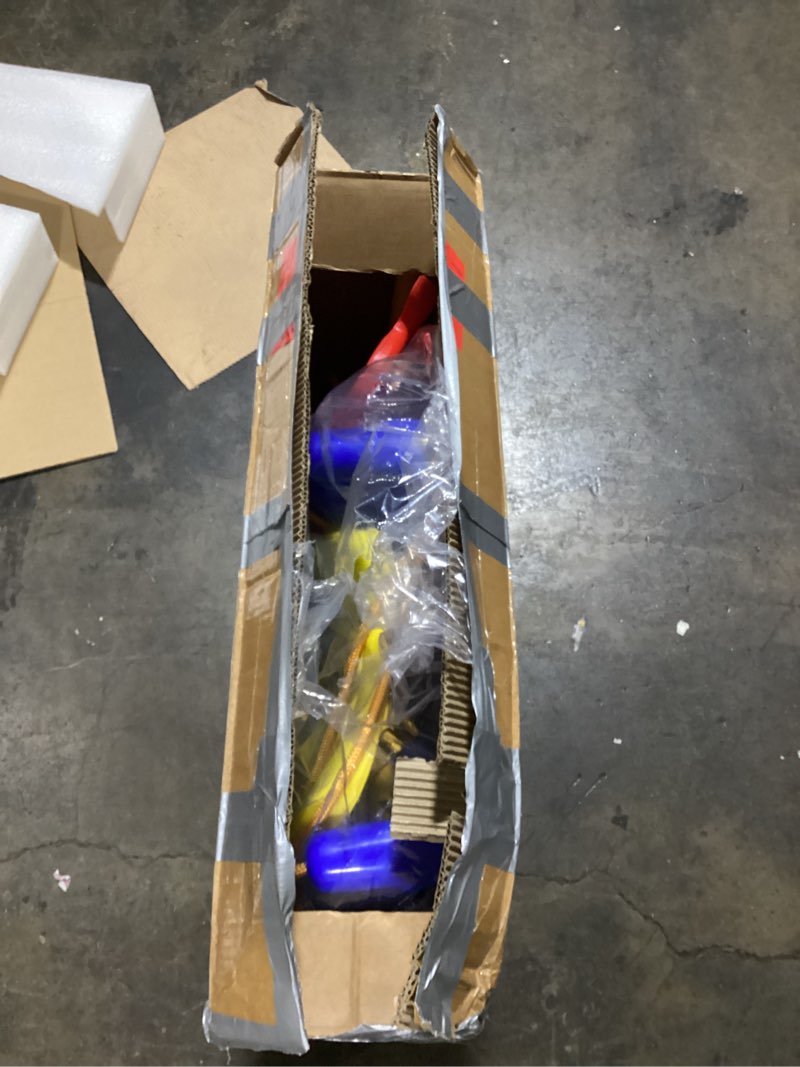 Condition photo showing Good Condition for FUNLIO Toddler Swing with Foldable Metal Stand for Toddlers Aged 1~10 Years, 3-in-1 Baby Swing Set with 4 Sandbags for Backyard/Indoor/Outdoor Play, Easy to Assemble & Store Blue