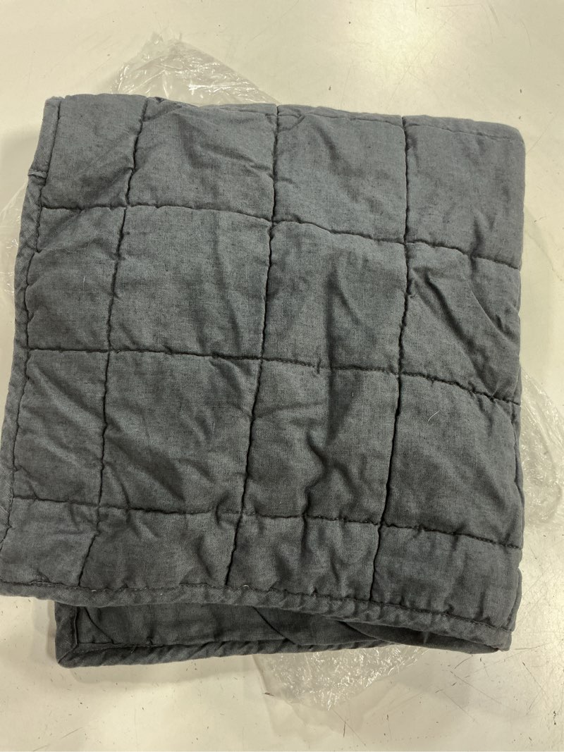 Condition photo showing Good Condition for european linen box quilted euro sham, euro, charcoal 26x26