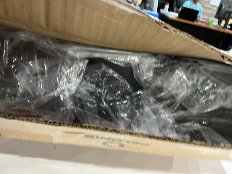 Condition photo showing Good Condition for pelonis 20-inch box fan, 3 speeds, 25 ft/s, updated 2026, top air release (2295 cfm), lightweight, 5 blades, floor fan for bedroom, office, living room