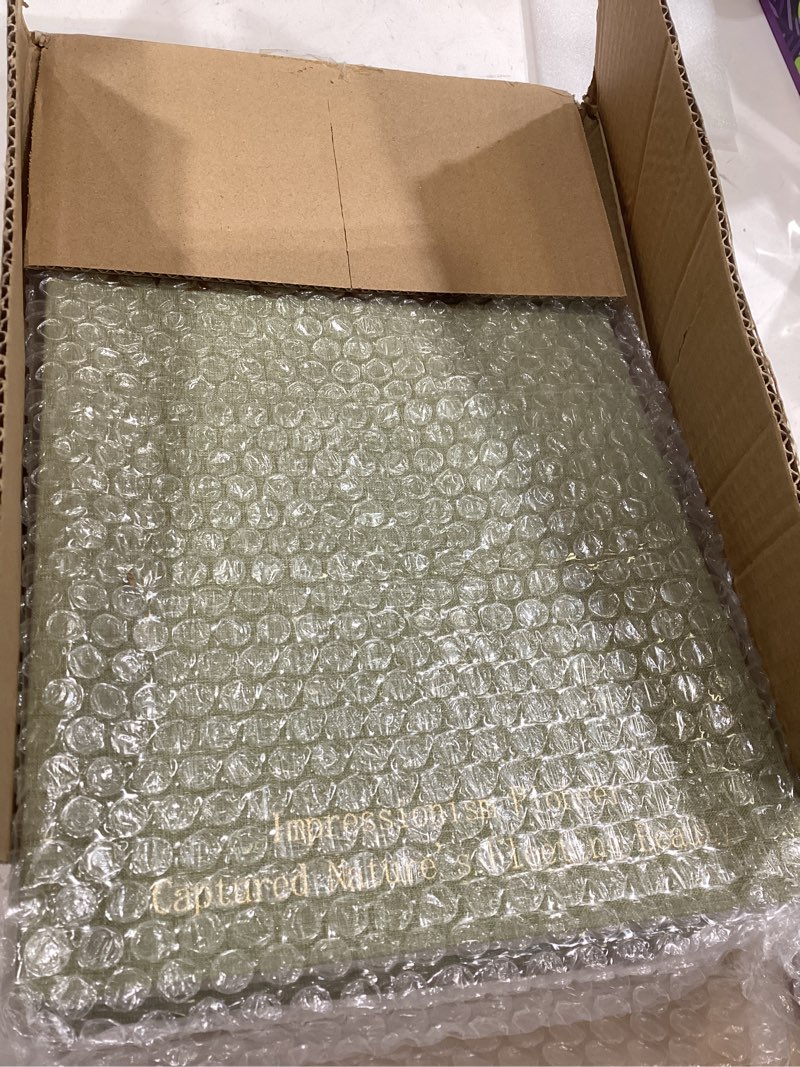 Condition photo showing Good Condition for GYOSUGANG Aesthetic Decorative Books for Home Decor w. Wood Bead - Set of 3 Linen Fake Books for Decoration, Coffee Table Book Box Decor for Mantle/Bookshelf/Farmhouse/Entryway/Nightstand B-Green w. Wooden Beaded