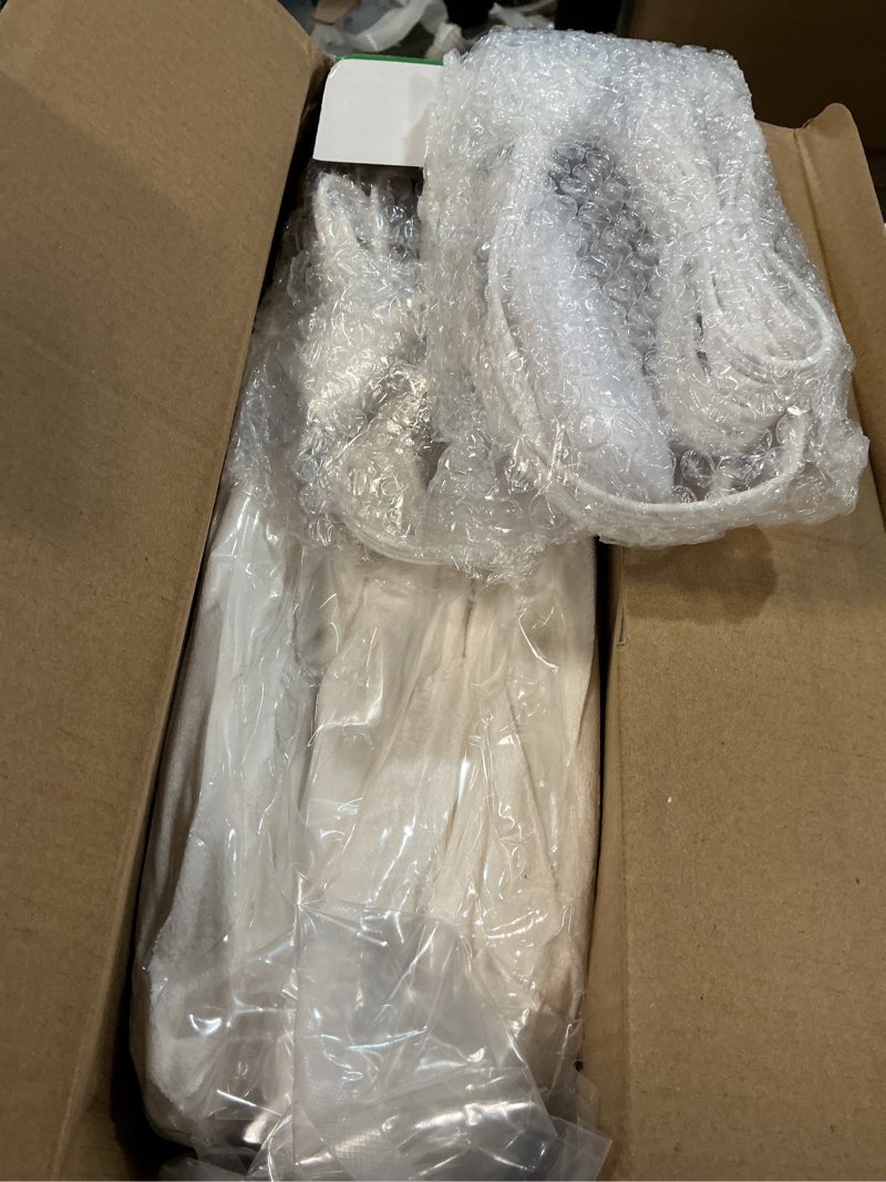 Condition photo showing New/Like New for King Size Electric Blanket Dual Control Heated Blanket - Soft Silky Plush Electric Blanket with 5 Heating Level & 10 Hour Auto Off, ETL Certified & Machine Washable for Grandma Gifts(Cream White) Cream White 100" x 90" King