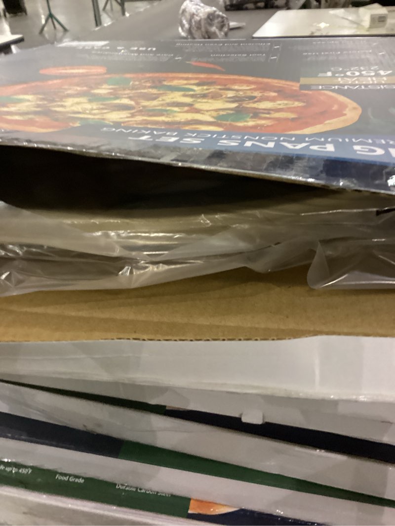 ravisingridge pizza pan - 14 inch nonstick pizza pan for oven with widen handles for cooking, baking