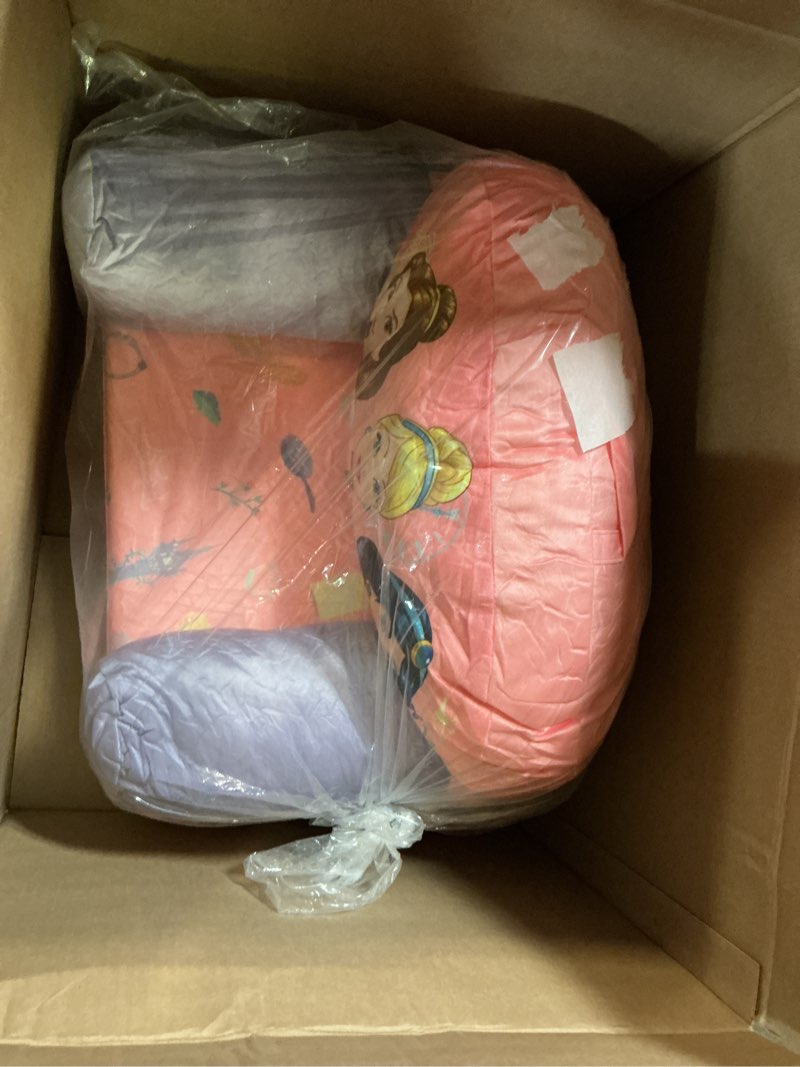 Condition photo showing Good Condition for delta children - disney princess cozee buddy flip-out kids chair, pink