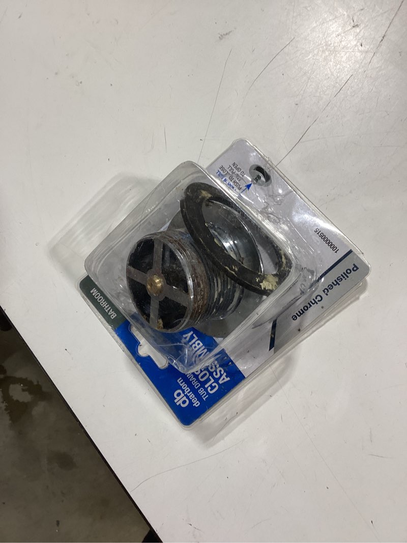 Condition photo showing As Is for Dearborn Push N Pull Closure Assembly - Polished Chrome