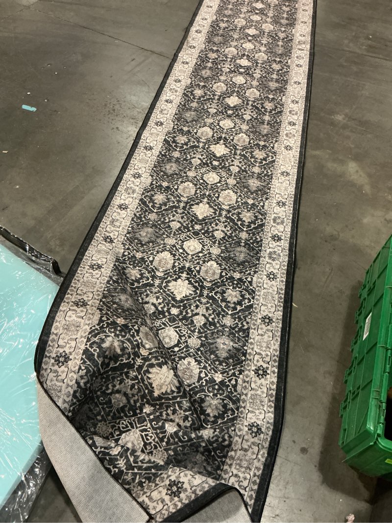 Condition photo showing As Is for Hallway Washable Runner Rug - 2x7 Kitchen Rugs Entryway Rug Runner Vintage So...similar 