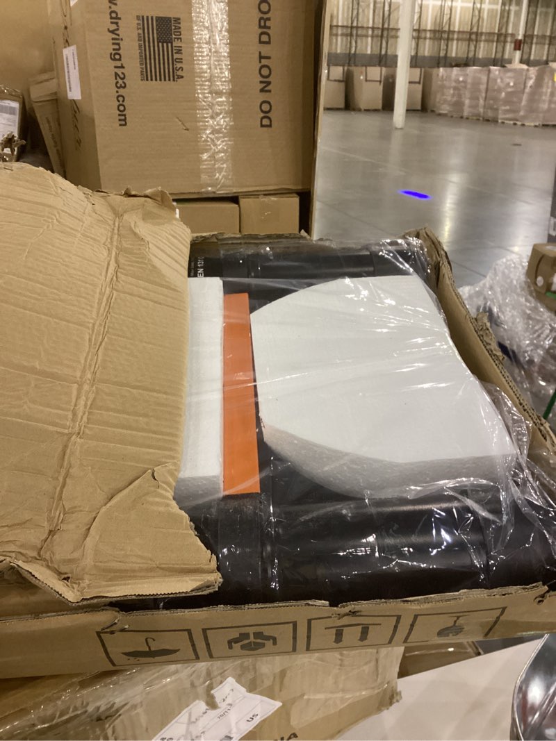 Condition photo showing As Is for 12.5 FT Telescoping Ladder, ANSI Certified, Type IA Heavy Duty, 330lbs Max Capacity, Aluminum Extension Ladder for Home, Roof, RV; Orange Orange 12.5 FT