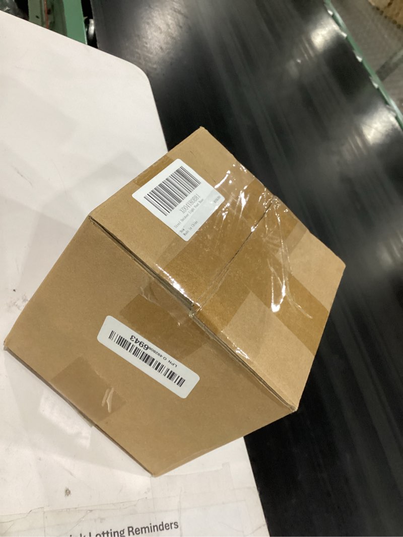 Condition photo showing Good Condition for 76mm /3 inch lamp post adapter, heavy duty black steel pier mount post bracket, outdoor weatherproof