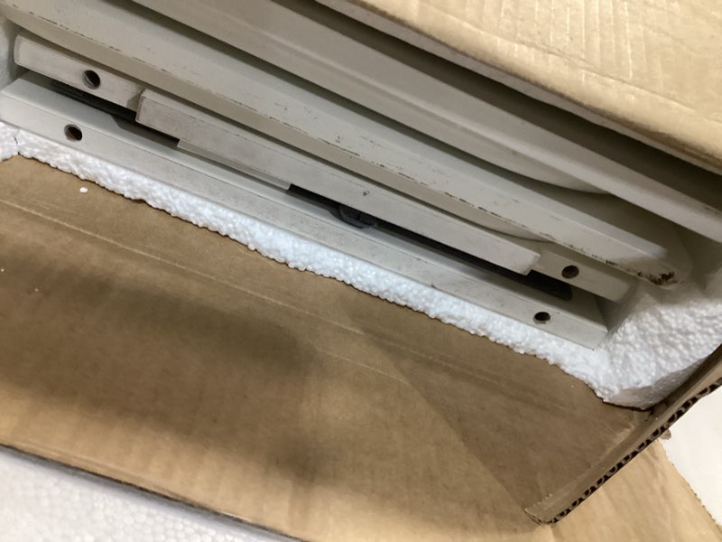 Condition photo showing As Is for Delta Children MySize Chair Desk With Storage Bin, Bianca White