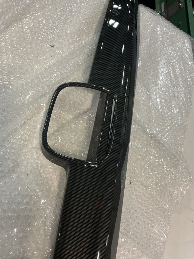 Condition photo showing Good Condition for 3pcs front grille & eyelid cover set, compatible with 2021-2022 honda accord 10.5th gen sedan (carbon fiber pattern)