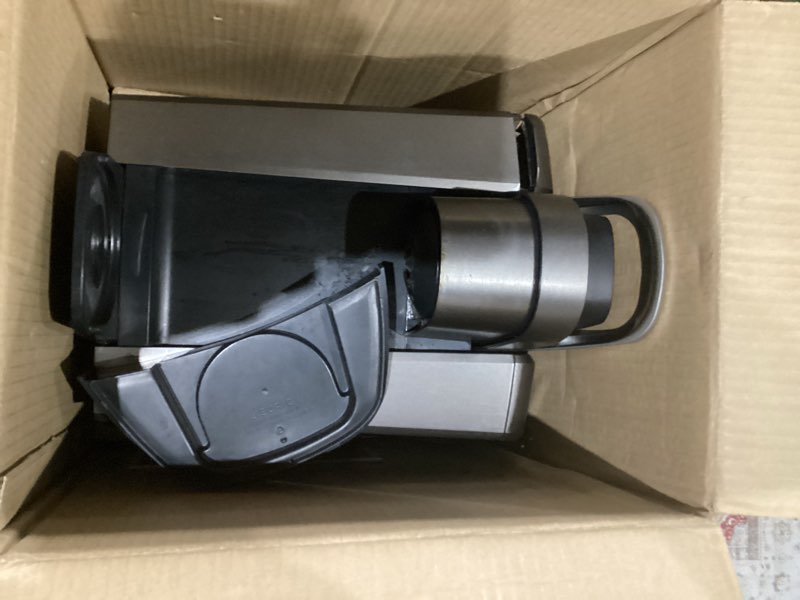 Condition photo showing As Is for Keurig K-Elite Single Serve K-Cup Pod Coffee Maker, with Strength and Temperature Control, Iced Coffee Capability, 8 to 12oz Brew Size, Programmable, Brushed Slate