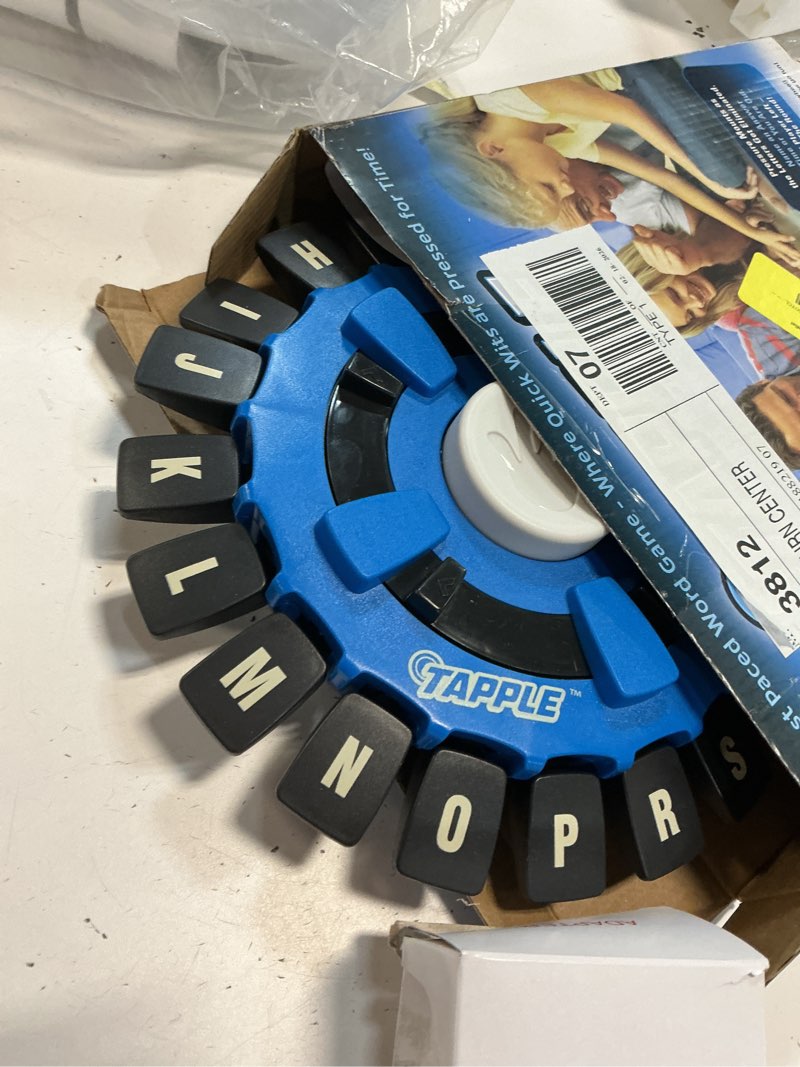 Condition photo showing As Is for usaopoly the original tapple, the fast-paced family board game,choose a category & race against the timer to be the last player,learning word game for ages 8 & up, 2-8 players, 15-20 minute play time pack of 1