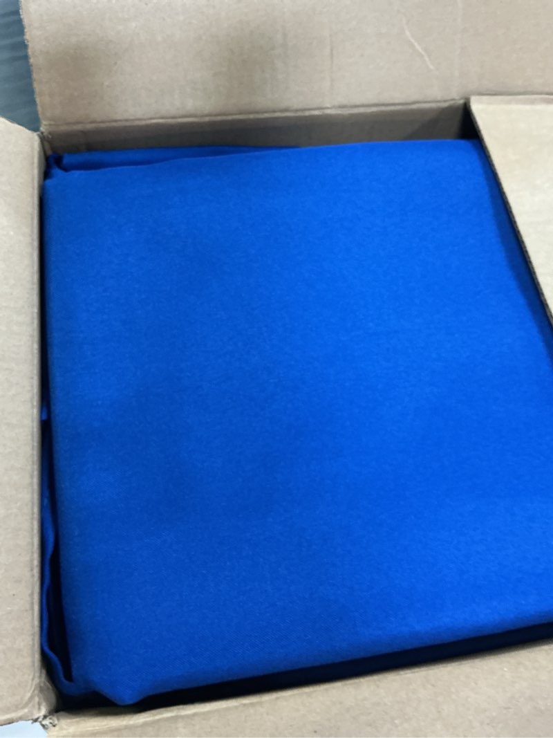 Condition photo showing New/Like New for sancua royal blue tablecloth for 8 foot rectangle tables, 6 pack - 60x120 inch - washable fabric table cloth, reusable polyester table covers for wedding party, banquet, independence day, july 4th royal blue 6 pack 60x120 inch, rectangle