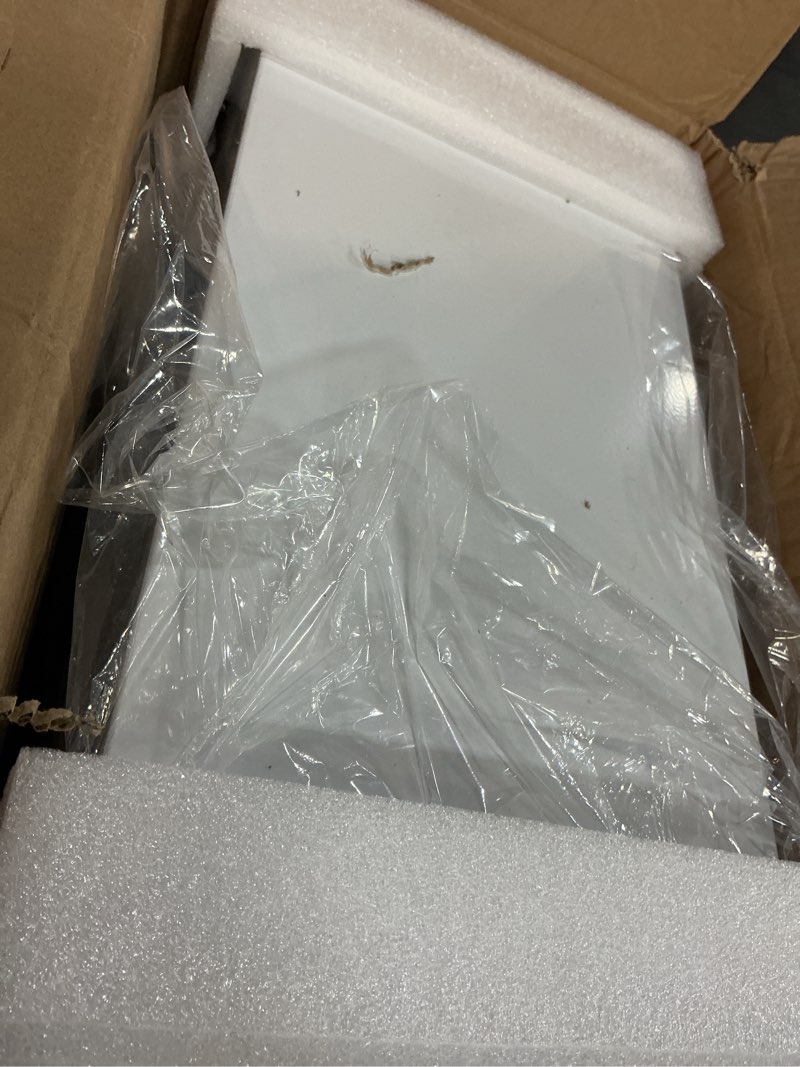 Condition photo showing Good Condition for nlshan wall mounted aed defibrillator cabinet, metal steel plate storage cabinet with snap lock, fit all brands of aed, 14.2 x 7.9 x 15.8 inch convenient round corners