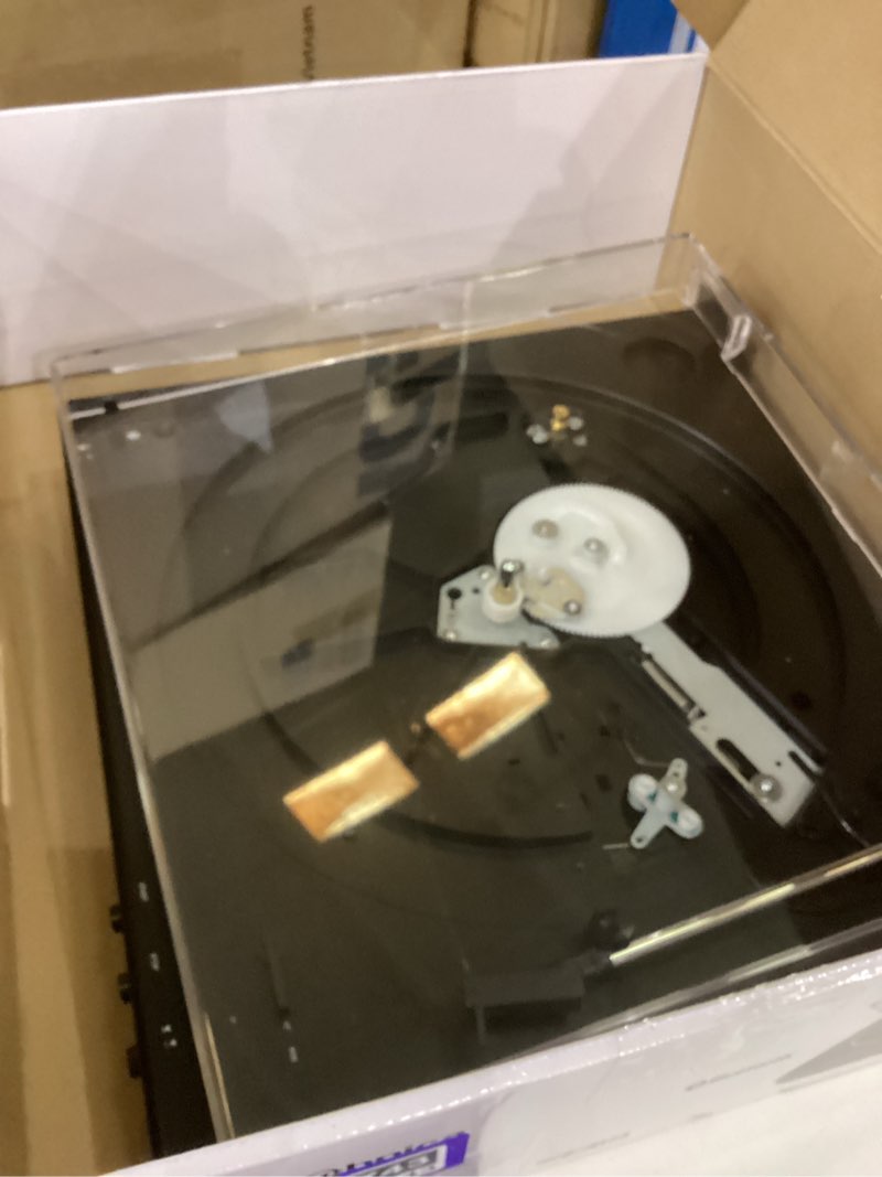 Condition photo showing As Is for Audio-Technica AT-LP60XBT-BK Fully Automatic Wireless Belt-Drive Turntable (Black) (ATLP60XBTBK) Black Standalone Turntable