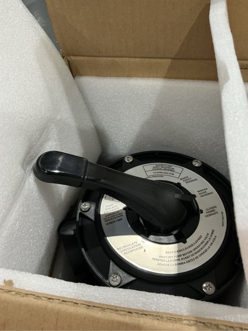 Condition photo showing Good Condition for replacement for hayward sp0714t variflo xl top mount multiport valve part for above-ground pro- or vl series sand filter, 1.5 inch plumbing, 7-position control valve