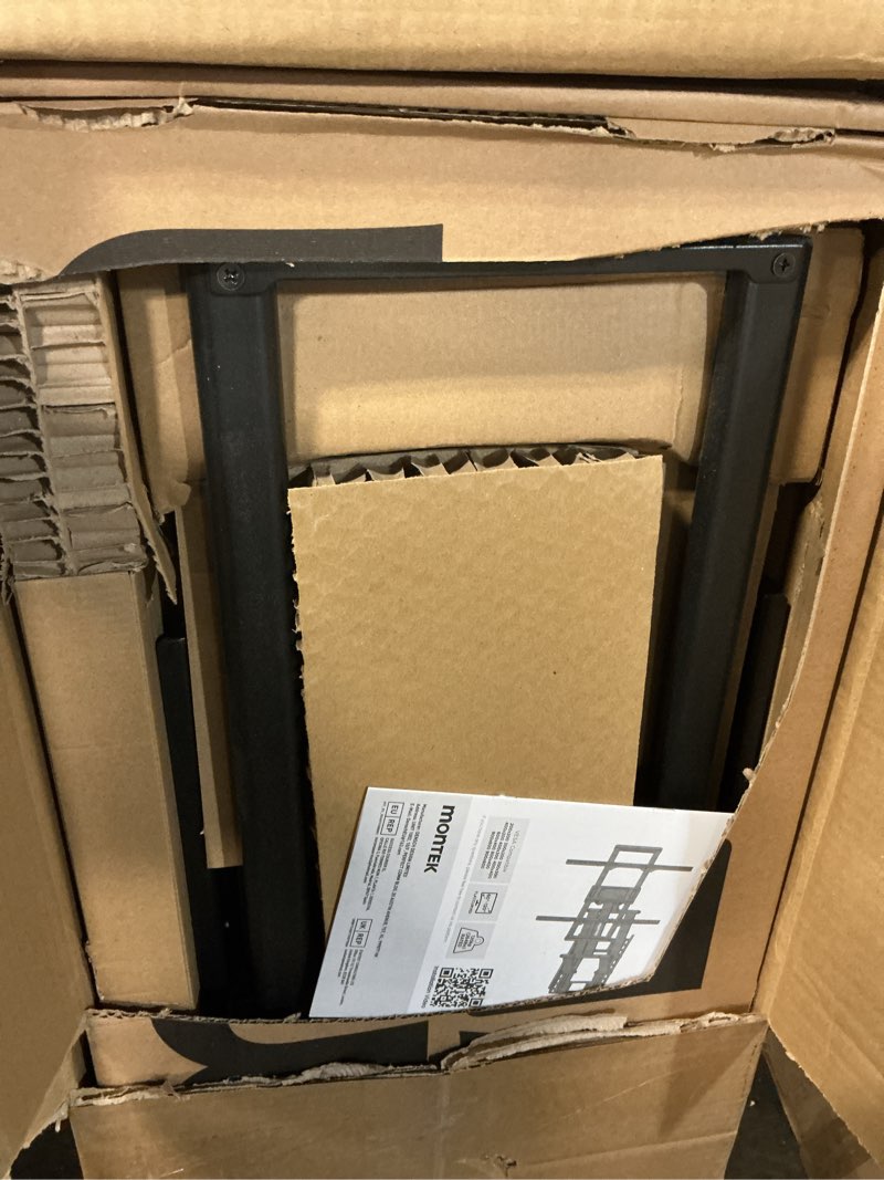 Condition photo showing Good Condition for monTEK Heavy Duty XXL Full Motion TV Wall Mount for 60-120 inch Extra Large TVs, Holds 265 lbs, Max VESA 900x600, 27.7" Extension, Swivel & Tilt, Preassembled, Fits 12–24" Studs, LED/LCD/OLED 4K/8K