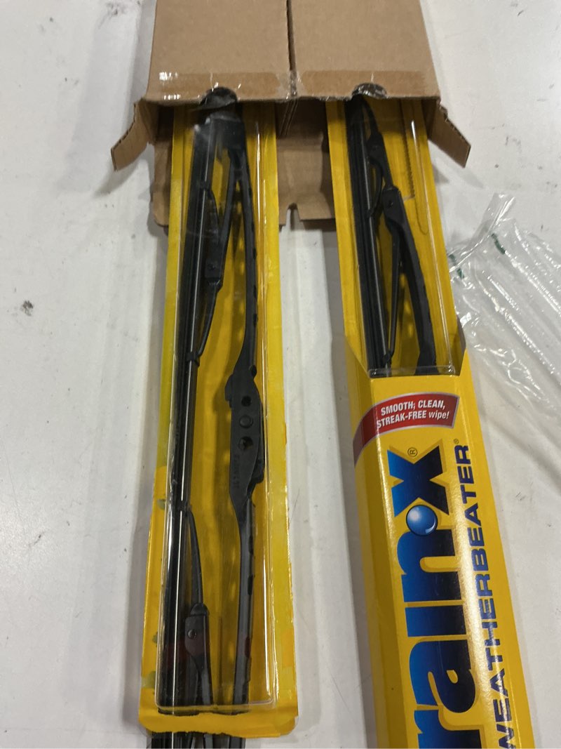 Condition photo showing New/Like New for rain-x 820145 weatherbeater wiper blades, 26" and 18" windshield wipers (pack of 2), automotive replacement windshield wiper blades that meet or exceed oem quality and durability standards 26" and 18" pack of 2