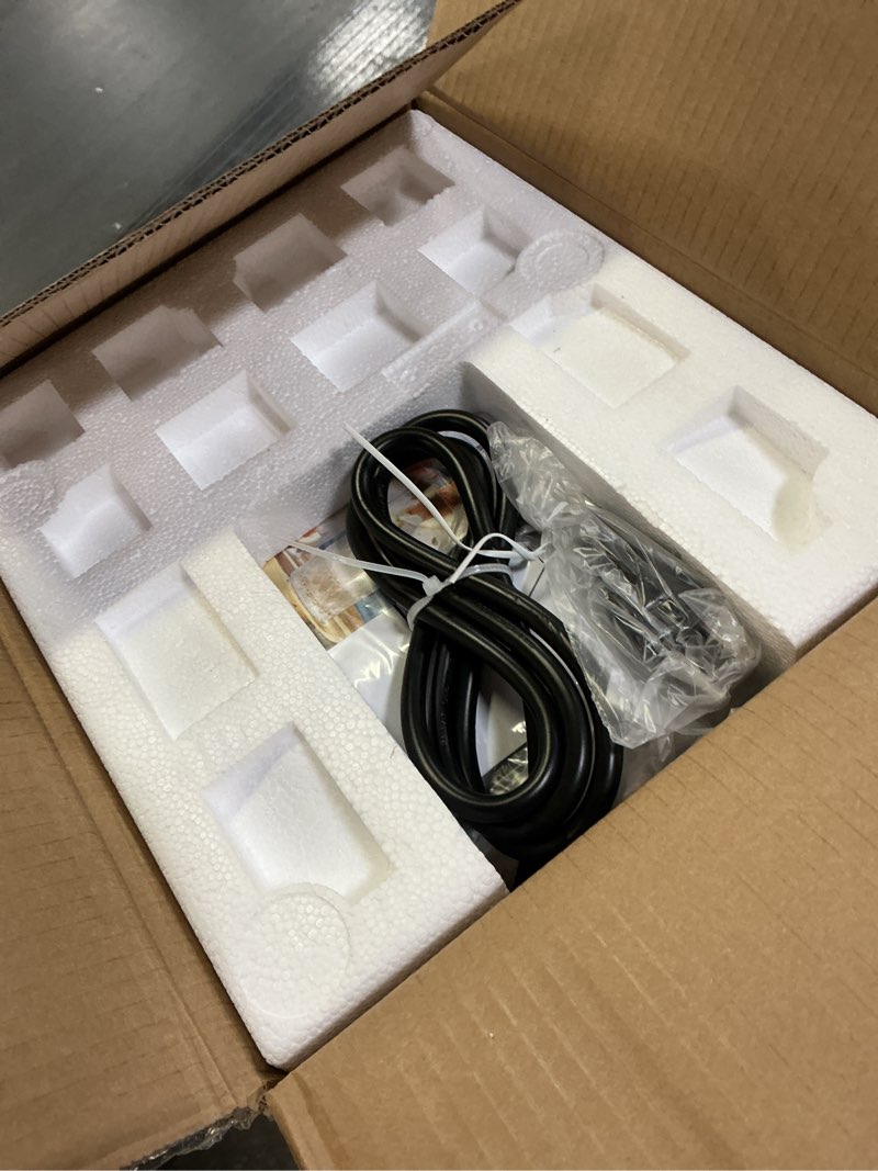 Condition photo showing New/Like New for Aeitto Ice Makers Countertop, 9 Ice Cubes Release in 6 Mins, 26Lbs/24H, 2 Sizes of Bullet Ice Machine,Self-Cleaning Portable Ice Maker with Ice Scoop and Basket for Home Kitchen Office Bar RV, Black