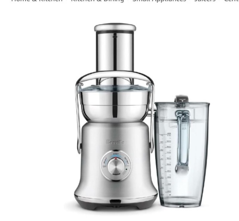 breville commercial cje830bss1bna1 juice fountain xl pro centrifugal juicer machine, 70 oz jug, brus