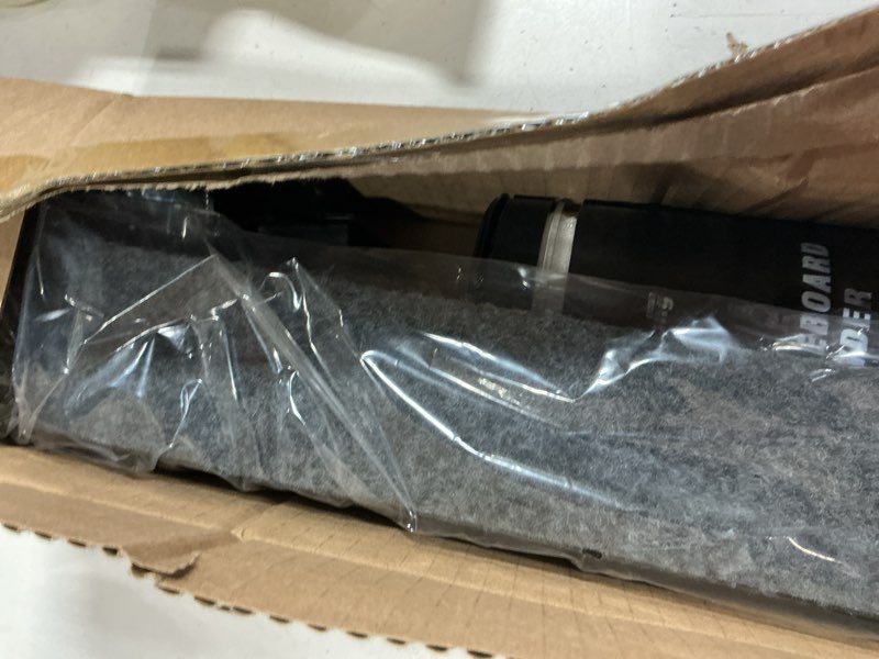 Condition photo showing New/Like New for shuffleboard wax with brush set with shuffleboard sand slow speed, shuffleboard table brush, mini dustpan and brush for shuffleboard table