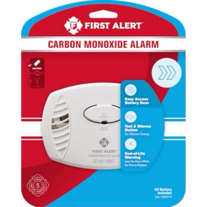 first alert battery-operated carbon monoxide detector