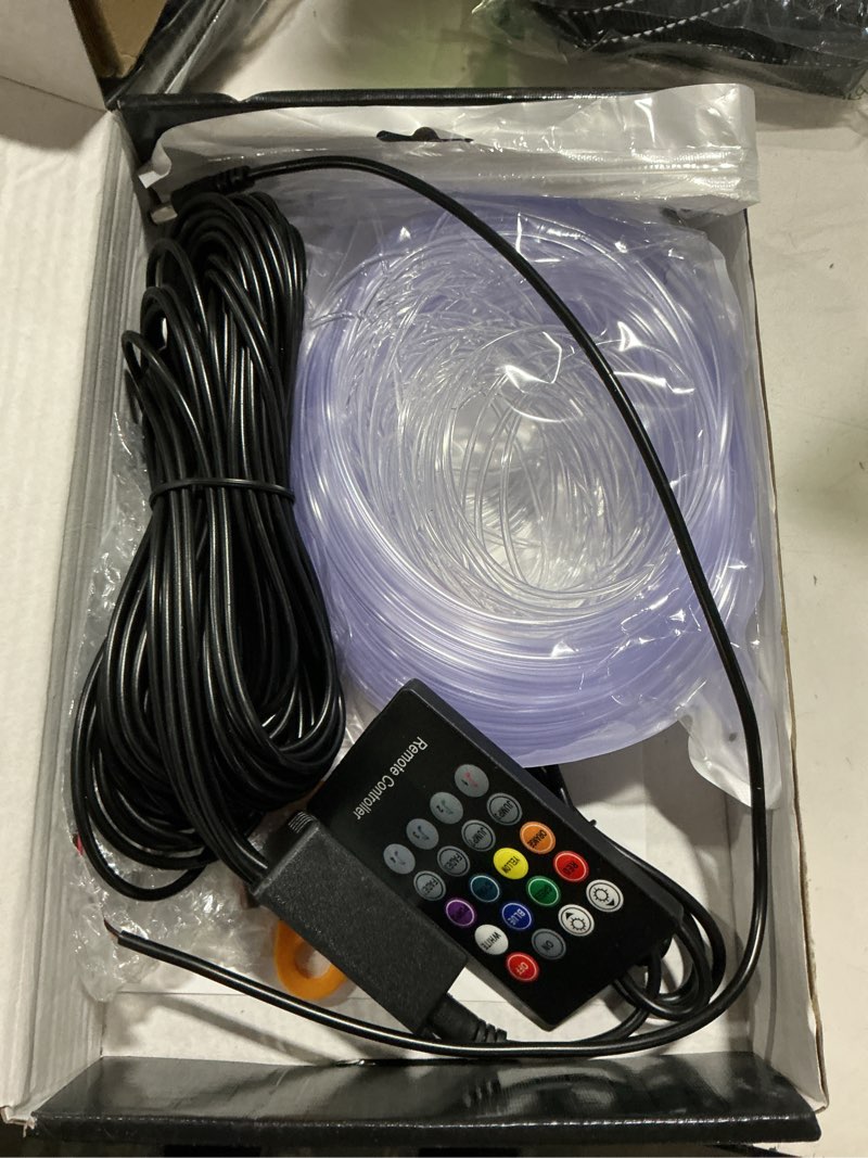 Condition photo showing Good Condition for Interior Car LED Strip Lights, RGB 6 in 1 Ambient Lighting Kits with 315 inches Fiber Optic, 16 Million Colors Car Interior Lights with Wireless APP and Remote Control, Sync to Music
