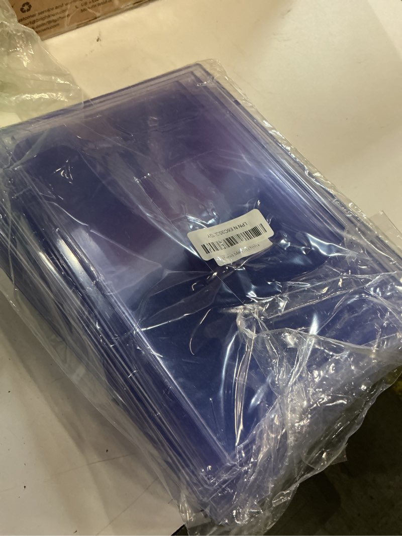 Condition photo showing New/Like New for 20pcs comic book toploader, premium pvc hard sleeves for current/silver age comics, 7.6x11 inch crystal clear protection, for display & storage holder comic book top loader (20)