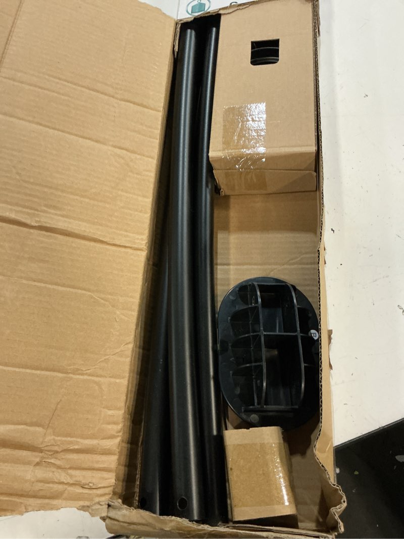 Condition photo showing Good Condition for zenna home double curved shower curtain rod, no drill, 50-72 inch adjustable tension curved shower rod for bathroom, rustproof double rod, non-slip, adds room in shower, matte black matte black - double rod 50" to 72"