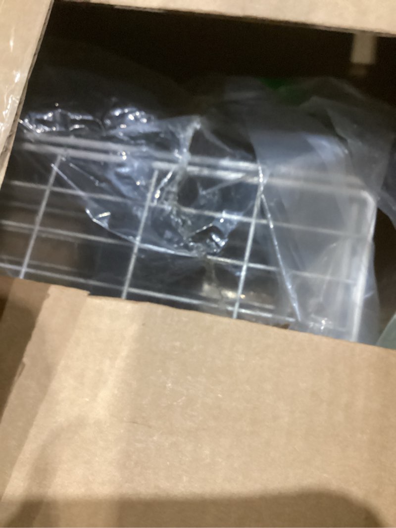 Condition photo showing Good Condition for SUFAUY 2-Pack Under Shelf Basket Storage, Under Cabinet Paper Plate Dispenser Hanging Organizer Holds up to 22lbs, Add Shelves for Pantry Closet, 11.6“d x 12.6" w, White White 2 Pack (11.6" D x 12.6" W x 5.9”H)