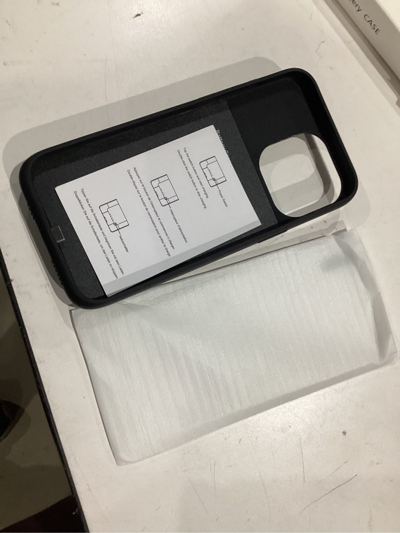 Condition photo showing Good Condition for battery case for iphone 15 pro max,powerful 8600mah ultra-slim protective charging case,15w fast charging portable rechargeable expandable battery charger cover for iphone 15 pro max(6.7inch)-black