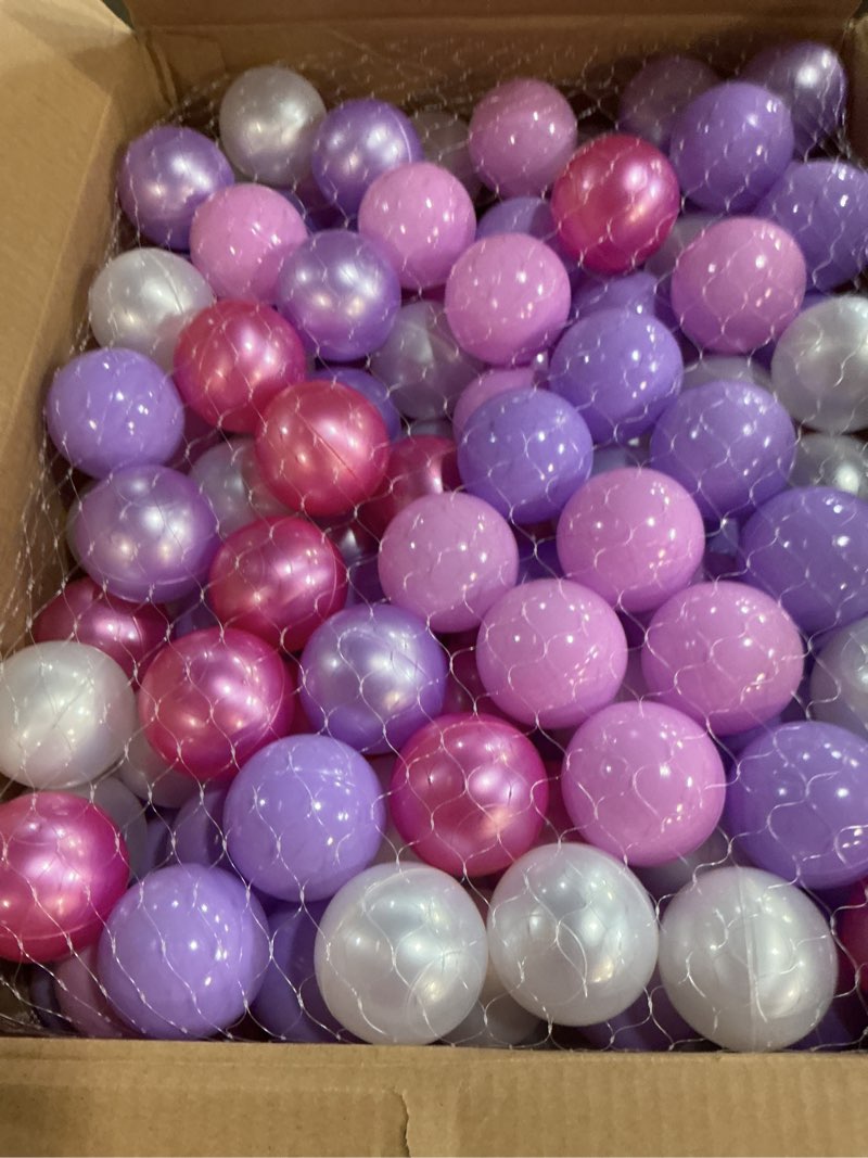 Condition photo showing New/Like New for GOGOSO Ball Pits Balls for Toddlers Pack of 50 100 200 Plastics Shape Ball Non-Phthalate Non-BPA Non-Toxic 2.2-Inch Crush Proof Play Balls 200 balls Blue Bear Colors