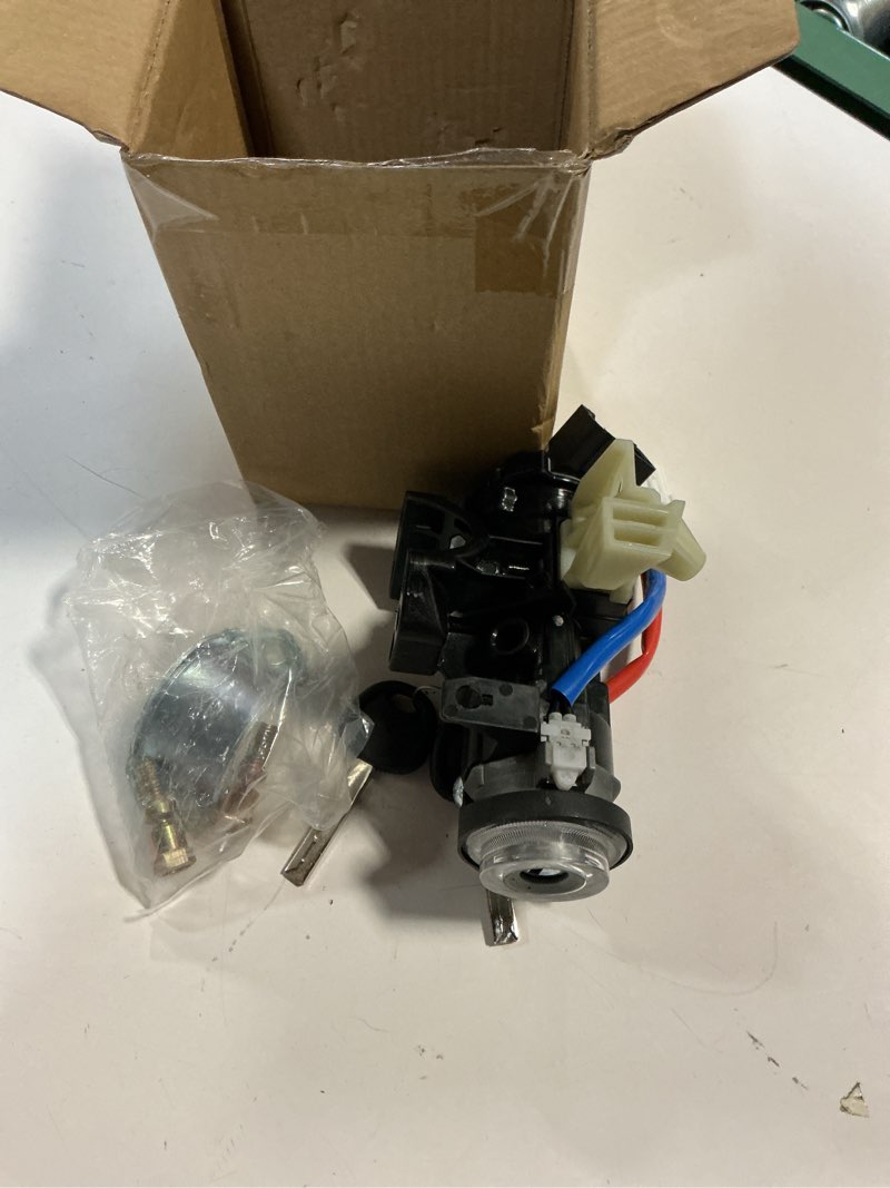Condition photo showing As Is for 81910-b2100 ignition lock switch assembly with keys compatible with kia soul soul ev 2014-2019, ignition lock cylinder with housing replace# 81910b2100, 81450-34190, 81905-b2110