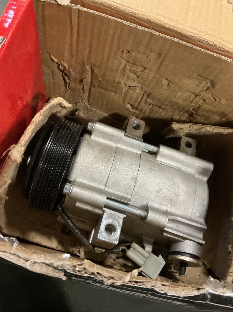 Condition photo showing Good Condition for AC Compressor with A/C Clutch Compatible with Ford F-150 F-250 F-350 F-450 Air Conditioner Compressor CO 101290C 1997-2004